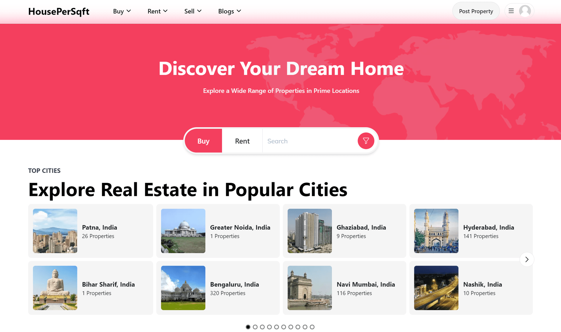 HousePerSqft: Real Estate, reimagined.