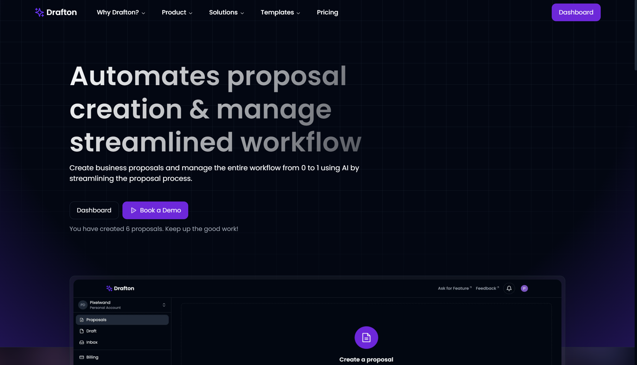 Drafton: Stop Writing Proposals. Start Closing.